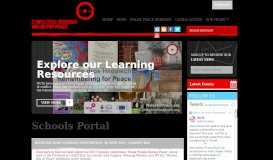 
							         Wales for Peace Learning Portal								  
							    