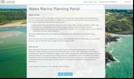 
							         Wales Marine Planning Portal - Lle (Wales) - Welsh Government								  
							    