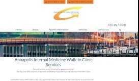 
							         Walk in Clinic - Annapolis Internal Medicine								  
							    