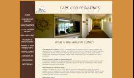 
							         walk-in clinic - Cape Cod Pediatrics								  
							    