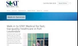 
							         Walk-in Clinic in Fort Lauderdale, Florida | STAT Medical								  
							    