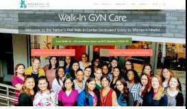 
							         Walk In Gyn Care |								  
							    