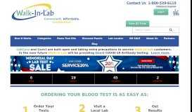 
							         Walk-In Lab: Order Any Lab Test or Blood Tests Online								  
							    