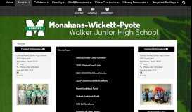 
							         Walker Junior High School - Parents								  
							    