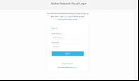 
							         Walker Network Portal Login								  
							    