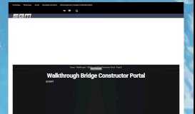 
							         Walkthrough Bridge Constructor Portal								  
							    