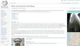 
							         Wall and Hanover Building - Wikipedia								  
							    