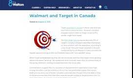 
							         Walmart and Target in Canada - Retail Details Blog - 8th & Walton Blog								  
							    