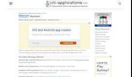 
							         Walmart Application, Jobs & Careers Online - Job-Applications.com								  
							    