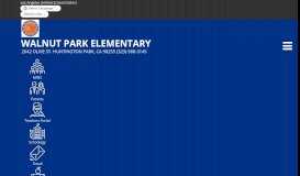 
							         Walnut Park Elementary School								  
							    
