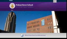 
							         Walnut Street School: Home								  
							    