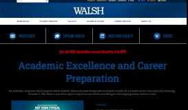 
							         Walsh - Graduate & Undergraduate Business Degrees - Walsh								  
							    