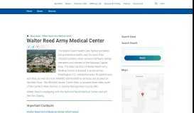 
							         Walter Reed Army Medical Center | Military.com								  
							    