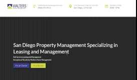 
							         Walters Home Management: San Diego Property Management ...								  
							    