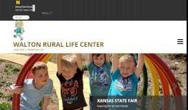 
							         Walton Rural Life Center - School Loop								  
							    
