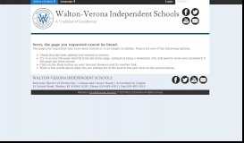 
							         Walton-Verona ISD Superintendent Announcement - Walton-Verona ...								  
							    