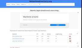 
							         wamis login jharkhand | WAMIS:Works & Accounts Man								  
							    