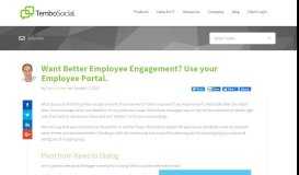 
							         Want Better Employee Engagement? Use your Employee Portal.								  
							    
