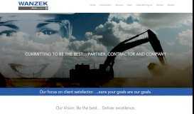 
							         Wanzek Construction | Heavy Industrial Construction & Specialty ...								  
							    
