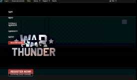 
							         War Thunder - Next-Gen MMO Combat Game for PC, Mac, Linux and ...								  
							    