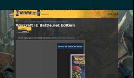 
							         Warcraft II: Battle.net Edition | WoWWiki | FANDOM powered by Wikia								  
							    