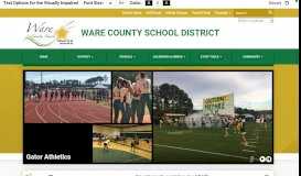 
							         Ware County School District: Home								  
							    