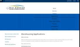 
							         Warehousing Applications - Mid-hudson Regional Information Center								  
							    