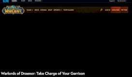 
							         Warlords of Draenor: Take Charge of Your Garrison - World of Warcraft								  
							    