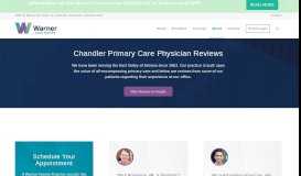 
							         Warner Family Practice Reviews, Testimonials and Patient Feedback								  
							    