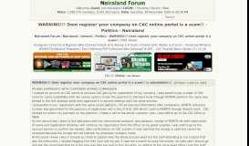 
							         WARNING!!! Dont register your company on CAC online portal is a ...								  
							    