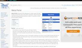 
							         Warp Portal - Ragnarök Wiki								  
							    