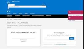 
							         Warranty & Contracts | Dell Australia								  
							    