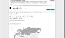 
							         Warranty Registration Portal - dynabook - Toshiba Europe								  
							    