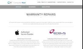 
							         Warranty Repairs - Computer West Busselton								  
							    
