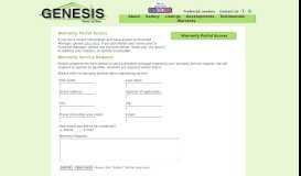 
							         Warranty Service Request | Genesis Homes | Custom Home Builder ...								  
							    