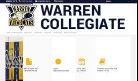 
							         Warren Collegiate Institute								  
							    