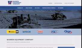 
							         Warren Equipment Company - Construction, Oil & Gas and Agriculture								  
							    