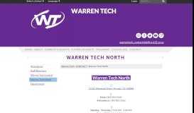
							         Warren Tech North - Warren Tech								  
							    