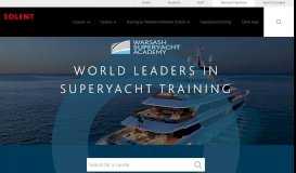 
							         Warsash Superyacht Academy								  
							    