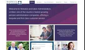 
							         Warwick & Eaton - Pension Administration								  
							    