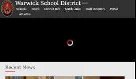 
							         Warwick School District								  
							    