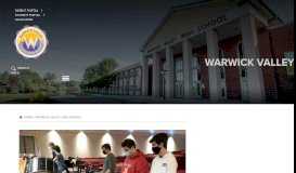 
							         Warwick Valley High School | Warwick Valley Central Schools								  
							    