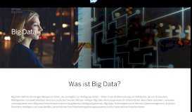 
							         Was ist Big Data | Lösungen & Software | SAP								  
							    