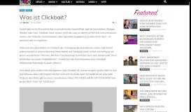 
							         Was ist Clickbait? - Blogrebellen								  
							    