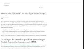 
							         Was ist die Microsoft Intune App-Verwaltung? | Microsoft Docs								  
							    
