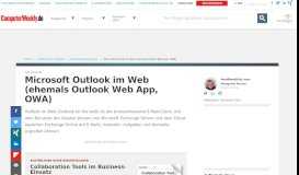 
							         Was ist Outlook Web App (OWA)? - Definition von WhatIs.com								  
							    