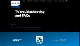 
							         Was ist zu tun, wenn HbbTV nicht funktioniert? | Philips TV								  
							    