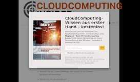 
							         Was kann die Telekom Cloud? - CloudComputing-Insider								  
							    