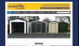 
							         Washingbay Sheds & Cladding | Garden Sheds | Garages ...								  
							    