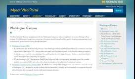 
							         Washington Campus | iMpact Web Portal | University of Michigan's ...								  
							    